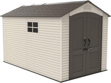 7 × 12 Ft Outdoor Storage Shed – Dual-Wall HDPE Construction with Steel Reinforcement